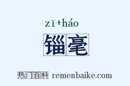 锱毫是什么意思的图片